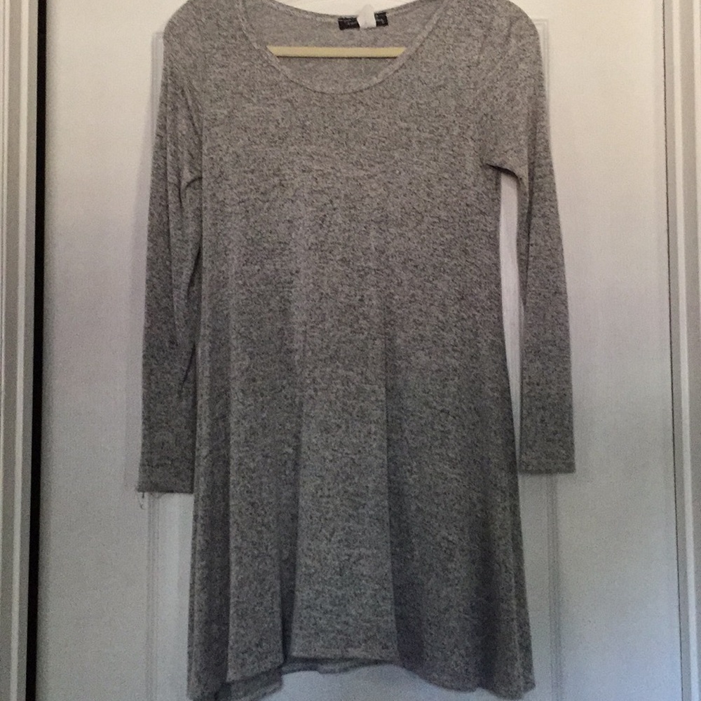 Thin soft long sleeve dress